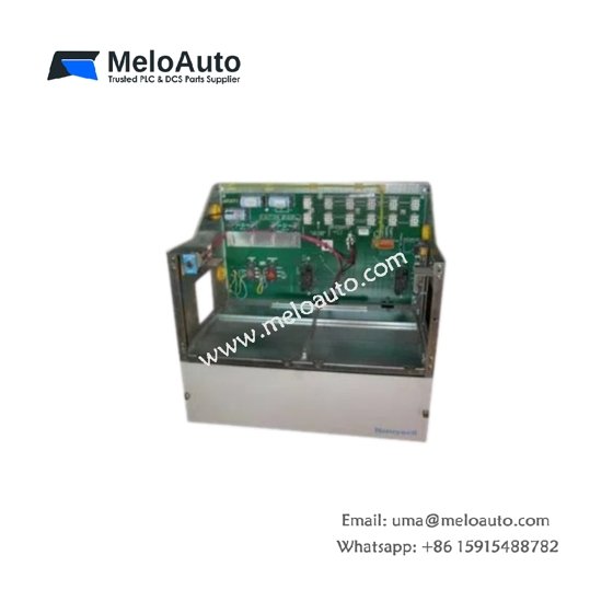Honeywell MC-PSRB04 power system housing with 4 power supply slots, steel construction, IP20 protection, and passive cooling