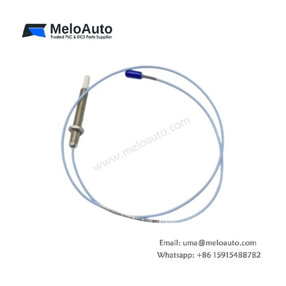 Bently Nevada 330905-00-18-05-02-05 NSv probe features 8 mm tip, 180 mm case, 0.5 m cable, 7.87 V/mm sensitivity, and agency approvals