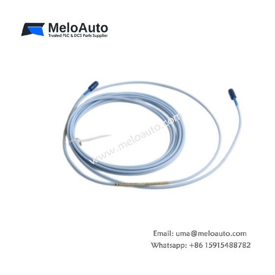 Bently Nevada 330130-040-03-00: 3300 XL standard extension cable, 4.0 m length, 75 Ω triaxial, ClickLoc connectors, -35°C to +177°C range