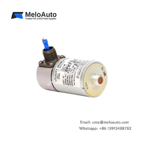 Bently Nevada 16699-01-02-02 Seismoprobe Velocity Transducer: 20 mV/mm/s sensitivity, 10–1,000 Hz range, 140 g weight