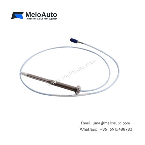 Bently Nevada 330905-07-17-05-02-05 3300 NSv proximity probe offers 0.15-1.2 mm range, 200 mV/mil sensitivity, -51 to 177 °C, and 1.7 m cable.