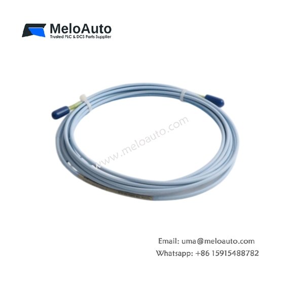 Bently Nevada 330854-040-24-00: 3300 XL 25 mm extension cable, 4.0 m length, 75 Ω triaxial, ClickLoc connectors, -35°C to +200°C range