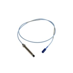 Bently Nevada 330104-00-09-10-02-00 proximity probe offers 0.25-2.0 mm range, 200 mV/mil sensitivity, -51 to 177 °C operation, and 0.5 m cable