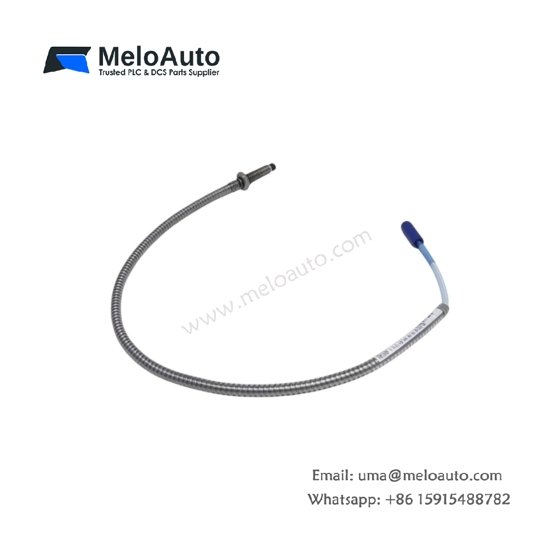 Bently Nevada 330104-00-05-05-11-05 3300 XL probe features 8 mm tip, 0.5 m armored cable, 7.87 V/mm sensitivity, and CSA/ATEX/IECEx approvals