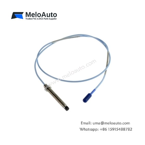 Bently Nevada 330103-00-11-10-02-00 proximity probe for 3300 XL systems. 8 mm tip, 7.87 mV/µm sensitivity, IP67, 51.8 mm length