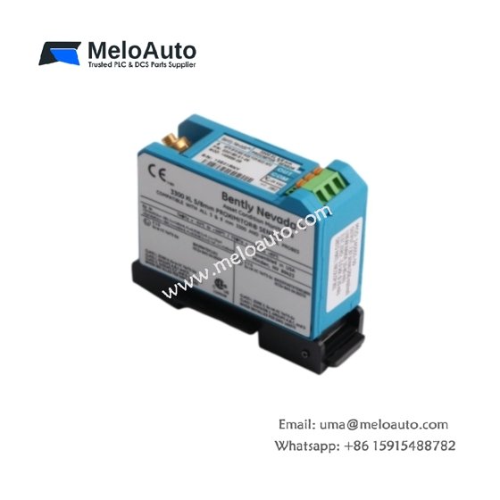 Bently Nevada 330180-X2-05: Proximitor sensor for 8 mm probes, 5.0 m system length, -18 to -24 V DC supply, 0–10 kHz range. View full specs.