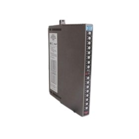 ICS Triplex T9801 digital input module with 16 channels, dual redundant interfaces, 500 VDC isolation, and 1.1 kg weight.