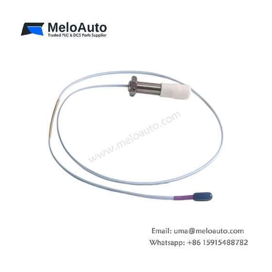 Bently Nevada 330905-00-10-10-02-00 3300 NSv proximity probe: 5 mm tip, 0.25 kg, ClickLoc connector, 1.5 mm range, 7.87 mV/µm