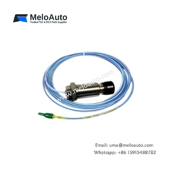 Bently Nevada 330851-02-000-060-50-00-05: 25 mm proximity transducer, 0.6 m cable, ClickLoc connector, 12.7 mm linear range. View full specs.