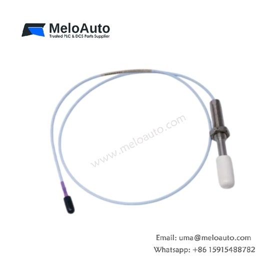 Bently Nevada 330709-050-120-10-02-00 3300 XL 11 mm proximity probe offers 0.4-2.5 mm range, 200 mV/mil sensitivity, -51 to 177 °C