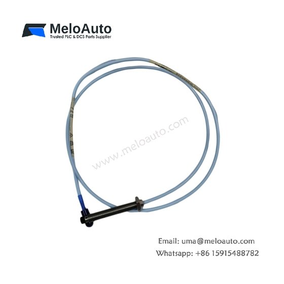 Bently Nevada 330103-00-16-10-02-05 8 mm Proximity Probe: 7.87 V/mm sensitivity, 2 mm range, 1.6 m length. Eddy-current sensor