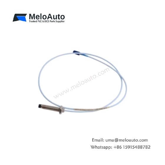 Bently Nevada 330103-00-03-10-02-05 3300 XL 8 mm proximity probe. M10×1 thread, 1.0 m length, 30 mm case, 7.87 V/mm output. View specs.