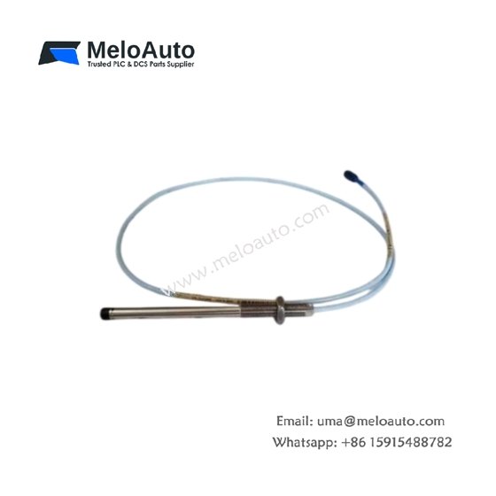 Bently Nevada 330103-08-13-10-02-05 proximity probe for 3300 XL. 7.87 mV/µm sensitivity, IP67, 51.8 mm. Reliable monitoring.