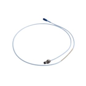 Bently Nevada 330101-00-15-20-02-05 8mm proximity probe. 7.87 mV/µm sensitivity, 15m cable, -35 to 177°C. For turbine vibration monitoring.