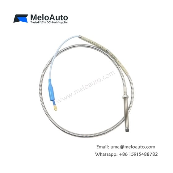 Bently Nevada 330102-40-62-05-02-05 3300 XL 8 mm probe. 3/8-24 UNF thread, 0.5 m length, 62 mm unthreaded, 7.87 V/mm output. View specs.