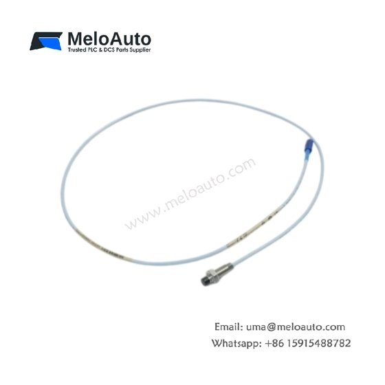 Bently Nevada 330101-00-12-20-02-05 3300 XL 8 mm proximity probe: 1.2 m length, 304 SS body, 7.87 V/mm sensitivity, -35°C to +177°C.