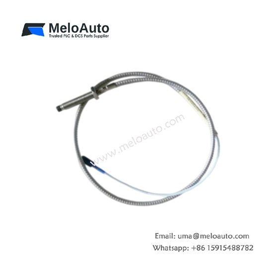 Bently Nevada 330104-00-24-10-02-00 3300 XL transducer features 8 mm tip, 240 mm case, 1.0 m armored cable, and 7.87 V/mm sensitivity