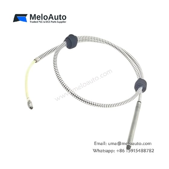 Bently Nevada 21505-00-72-10-02 proximity probe: 8 mm tip, 72-inch cable, 10-02 connector, 200 mV/mil sensitivity, -35 to +177 °C range. Bently Nevada 21505-00-72-10-02 proximity probe: 8 mm tip, 72-inch cable, 10-02 connector, 200 mV/mil sensitivity, -35 to +177 °C range.