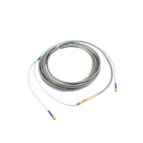 Bently Nevada 330130-080-01-00 8m armored extension cable for 3300 XL 8mm systems. 75Ω coaxial, -52°C to +177°C, TipLoc/CableLoc, 330N
