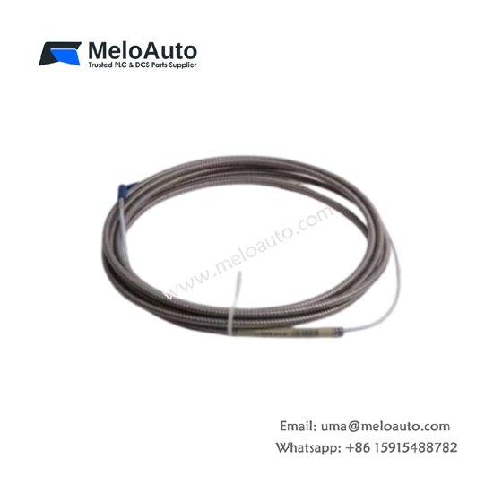 Bently Nevada 330930-045-01-00 3300 XL extension cable offers 4.5 m length, FEP jacket, 3-pin connectors, and -51 to 260 °C rating