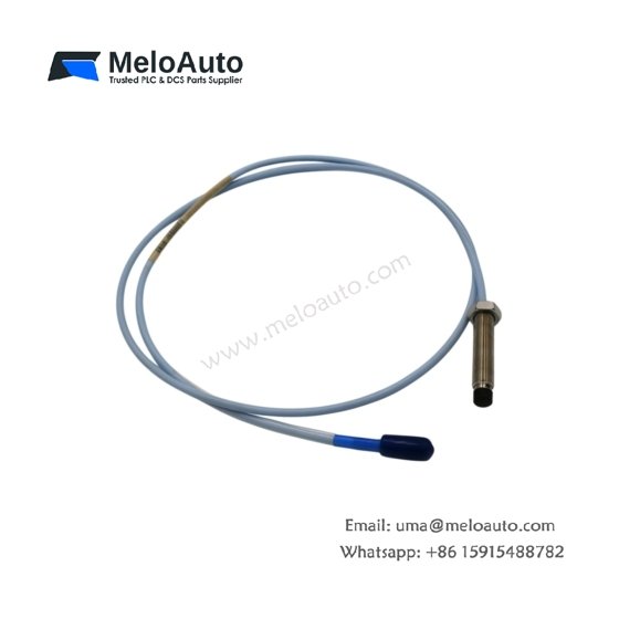 Bently Nevada 330103-10-20-10-02-00 proximity probe for 3300 XL. 7.87 mV/µm sensitivity, IP67, 51.8 mm length. Reliable vibration monitoring.