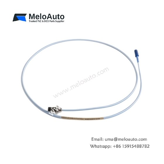 Bently Nevada 330101-00-08-10-02-00 3300 XL 8 mm proximity probe with 80 mm length, 7.87 V/mm sensitivity, and 177°C rating. View specs.​