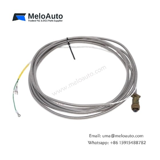 Bently Nevada 84661-20 interconnect cable: 20 m length, sensor and rack connectors, shielded analog signal, 1.2 kg, -20 to 100 °C.