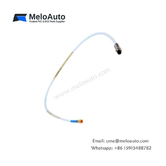 Bently Nevada 330105-02-12-05-02-00 3300 XL 8 mm proximity probe: 0–2 mm range, 7.87 V/mm, -35°C to +177°C. 1.2 m cable, M10 thread