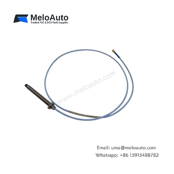 Bently Nevada 330103-00-10-10-02-00 proximity probe, 3300 XL 8 mm series. 2 mm range, 200 mV/mil, ClickLoc connector, -35°C to 177°C