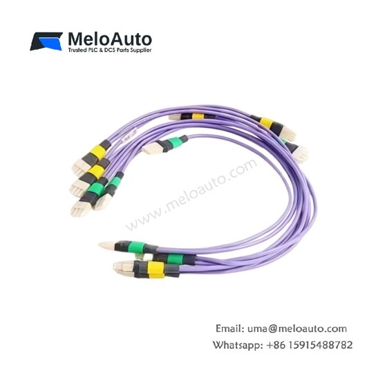 Honeywell 51202329-211 I/O Link Cable: 1.0 m length, foil shield, terminated connectors, 0–60°C range, 0.30 kg, flexible cabinet routing.