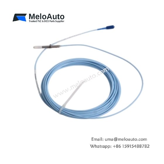 Bently Nevada 330171-00-12-10-02-05 3300 5 mm proximity probe: 0–1.5 mm range, 7.87 V/mm, -35°C to +177°C. 1.2 m cable