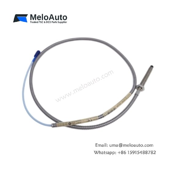 Bently Nevada 330104-00-07-10-02-00 3300 XL 8 mm proximity probe: 7.87 mV/µm, 0.25–2.3 mm range, 316 SS case, API 670 compliant