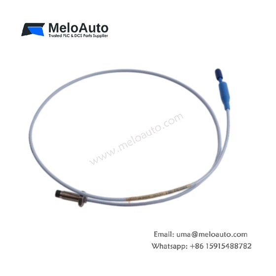 Bently Nevada 330103-00-03-10-01-00 3300 XL 8 mm proximity probe: 7.87 mV/µm, 0.25–2.3 mm range, 0.3 m cable, API 670 compliant
