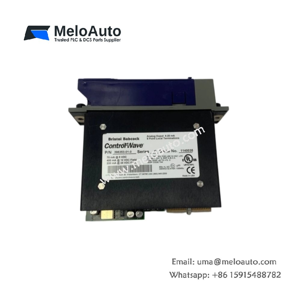 Emerson 396353-01-0 Analog Output Module