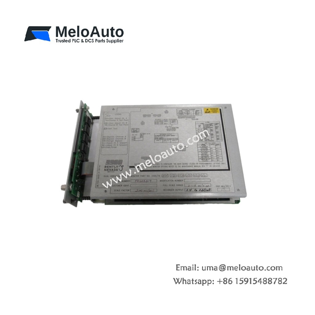 Bently Nevada 135305-01 Dual Vibration Monitor