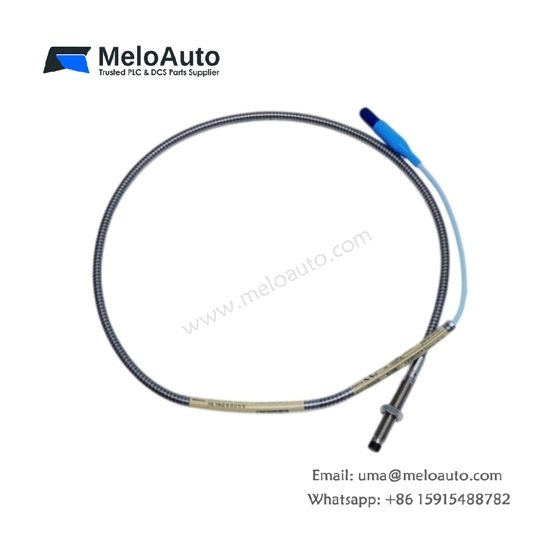 Bently Nevada 330102-00-20-10-02-00 3300 XL 8 mm proximity probe: 7.87 mV/µm, 0.25–2.3 mm range, 2 m cable, API 670 compliant