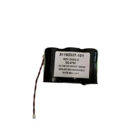 Honeywell 51192337-101 3.6V Battery Pack: lithium backup cells, plug-in connector, 0–60°C range, 0.05 kg, compact holder-mount design.