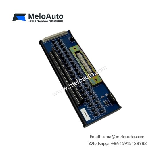 ICS Triplex T8800 Field Termination Assembly 1092330000: 200×120×45 mm, 1.6 kg, 32 terminals, TMR interface for SIL 3 safety systems.