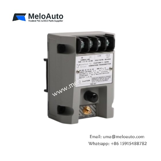 Bently Nevada 990-10-XX-01-00 vibration transmitter: 4–20 mA output, 0–25 mm/s range, 316 SS housing, API 670 compliant. Bently Nevada 990-10-XX-01-00 vibration transmitter: 4–20 mA output, 0–25 mm/s range, 316 SS housing, API 670 compliant.
