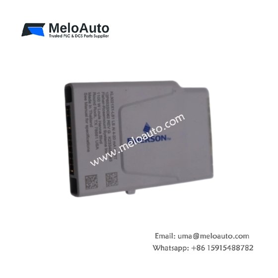 Emerson KL3003X1-LS1 CHARM Module: dry contact input, carrier slot interface, 0–60°C range, 0.18 kg, compact design for DeltaV cabinets.