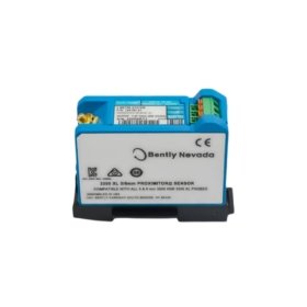 Bently Nevada 330180-X1-05 3300 XL 8 mm Proximitor sensor: 5 m system length, 7.87 mV/µm, DIN rail mount, API 670 compliant