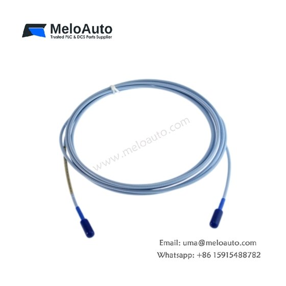Bently Nevada 330130-045-01-05 extension cable: 4.5 m length, two coaxial connectors, 0.5 kg. Technical specs for 3300 XL vibration probe