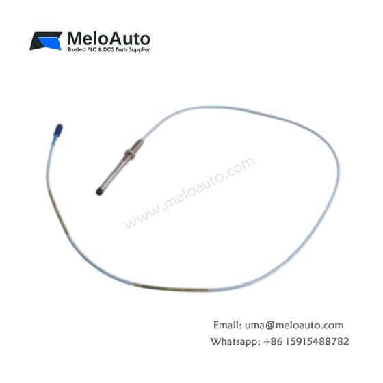 Bently Nevada 330101-00-40-10-02-05 3300 XL proximity probe. 8mm tip, 1.0m cable, 2mm range, -35°C to +177°C. Genuine industrial sensor