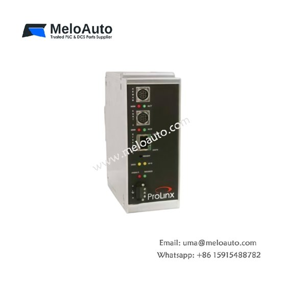 ProSoft 5201-DFNT-DH485 gateway: EtherNet/IP to DH-485 conversion, RS-485 terminals, DIN rail mount, 90×140×115 mm, 0.8 kg.