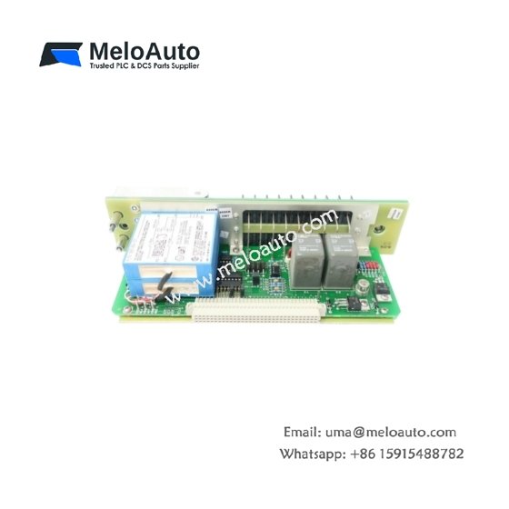 Bently Nevada 88984-01 relay card: two alarm channels, NO and NC contacts, rack backplane connector, 40×220×250 mm, 1.1 kg. Reliable alarm switching.