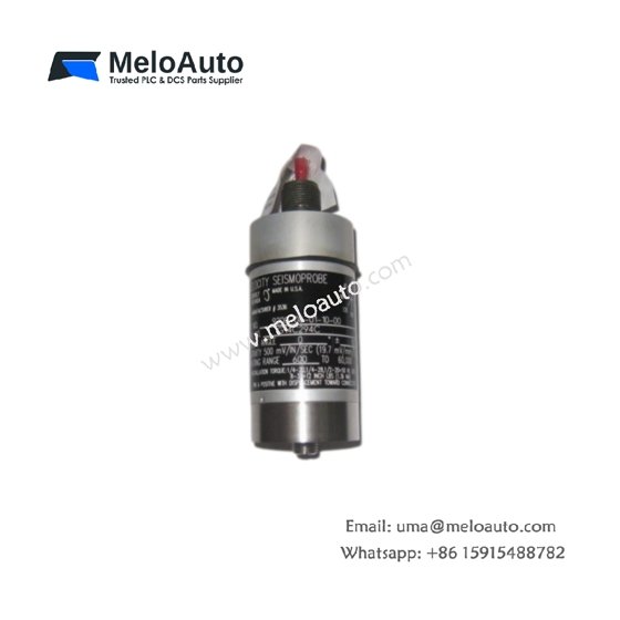 Bently Nevada 9200-06-01-10-00 velocity transducer: 4.5–1,000 Hz, 0–63.5 mm/s, self-generating output, IP67. View full technical specs.