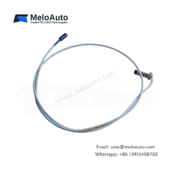 Bently Nevada 330101-00-52-15-02-05 3300 XL proximity probe. 8mm tip, 1.5m cable, 2mm range, -35°C to +177°C. Genuine industrial sensor