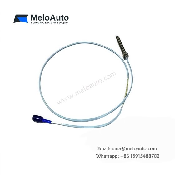 Bently Nevada 137504-08 8 mm Proximity Probe Assembly for turbine systems. View probe diameter, weight, measurement range, and cable