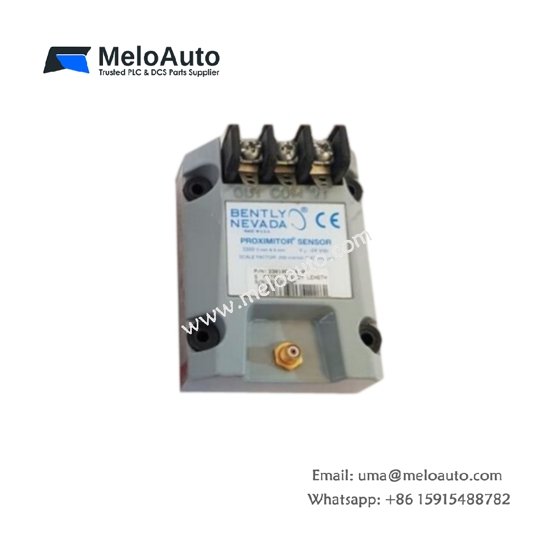 Bently Nevada 330100-50-01 Proximitor sensor: 0–10 kHz, 0–2 mm range, -17.5 to -26 Vdc supply, 12 mA draw. View full 3300 XL specs.