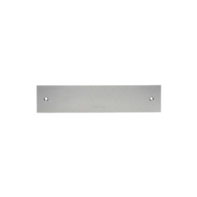 Bently Nevada 80098-01 filler panel: anodized aluminum slot cover, 20×220×3 mm, 0.08 kg, screw mounting to 3300 Series rack rails.